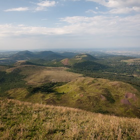 Sopky u Clermont-Ferrand, Chaîne des Puys (z Puy-de-Dôme)