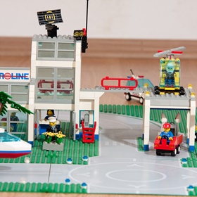 Lego City International Airport, letadla, vrtulníky